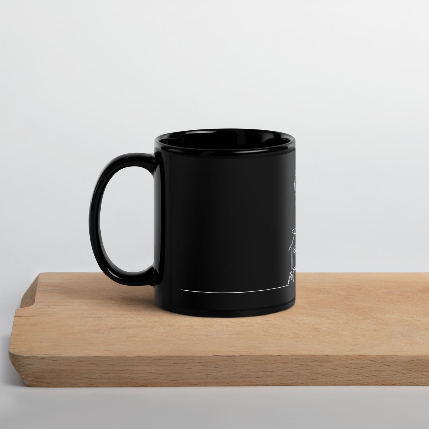 Drummer Black Glossy Mug