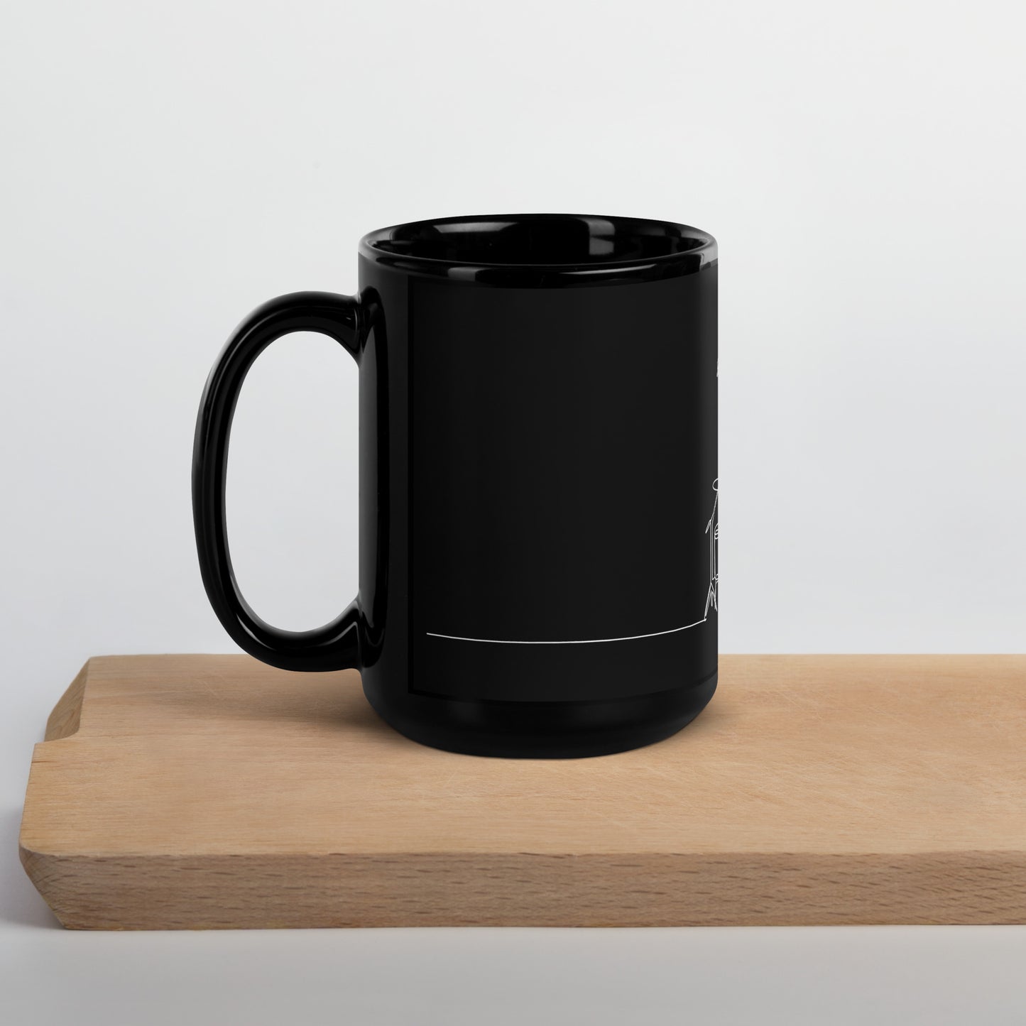 Drummer Black Glossy Mug