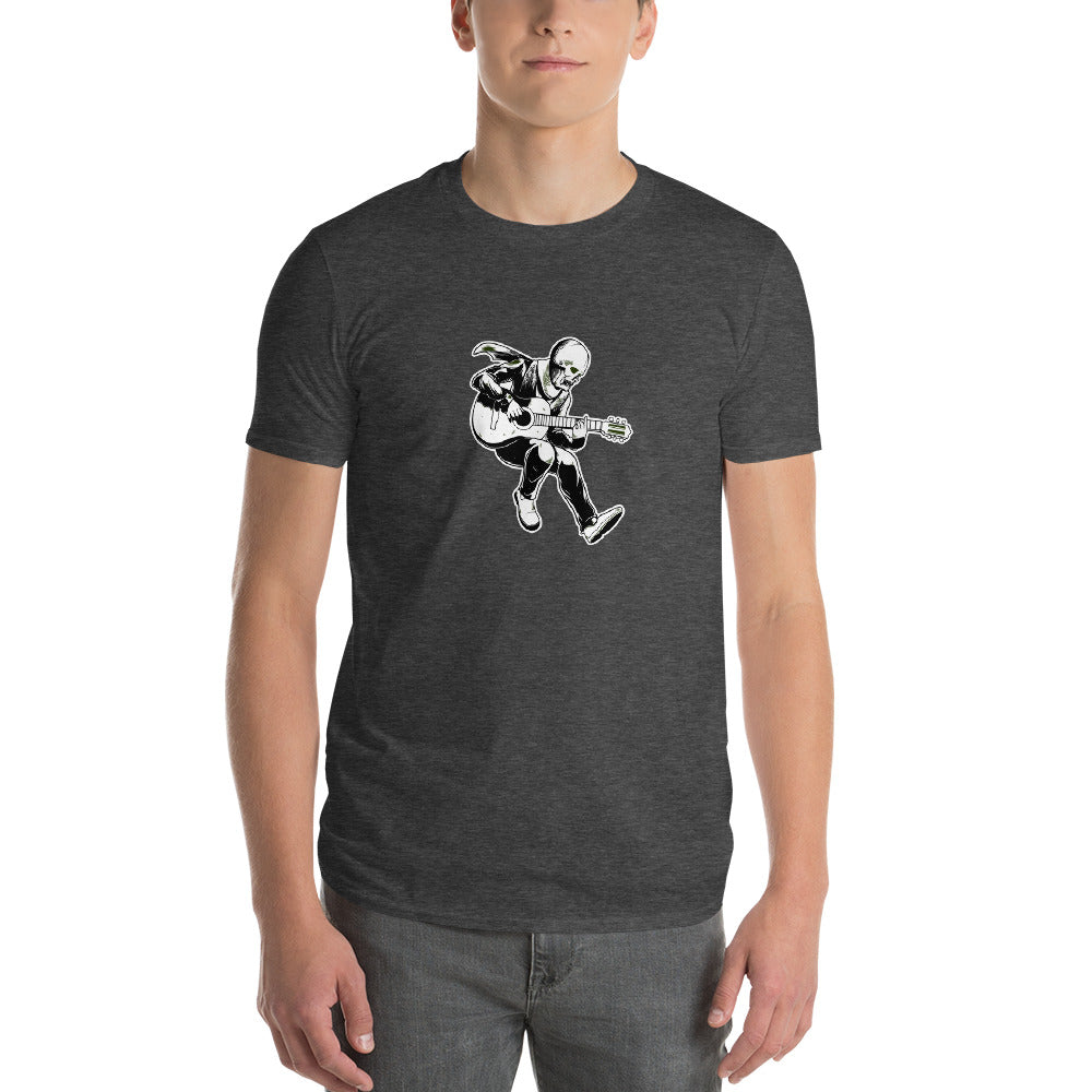 Fancy Skeleton Guitar Player T-Shirt