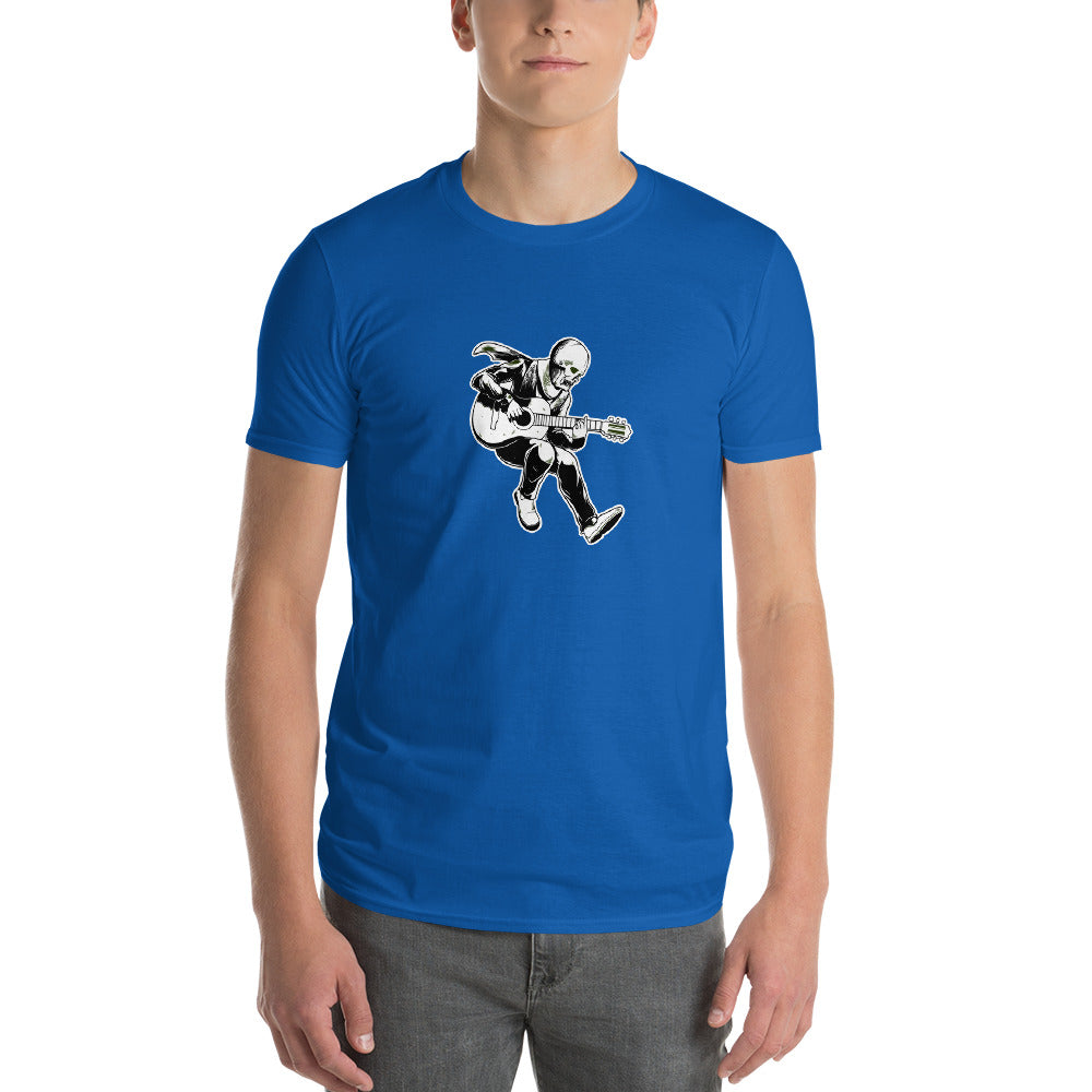 Fancy Skeleton Guitar Player T-Shirt