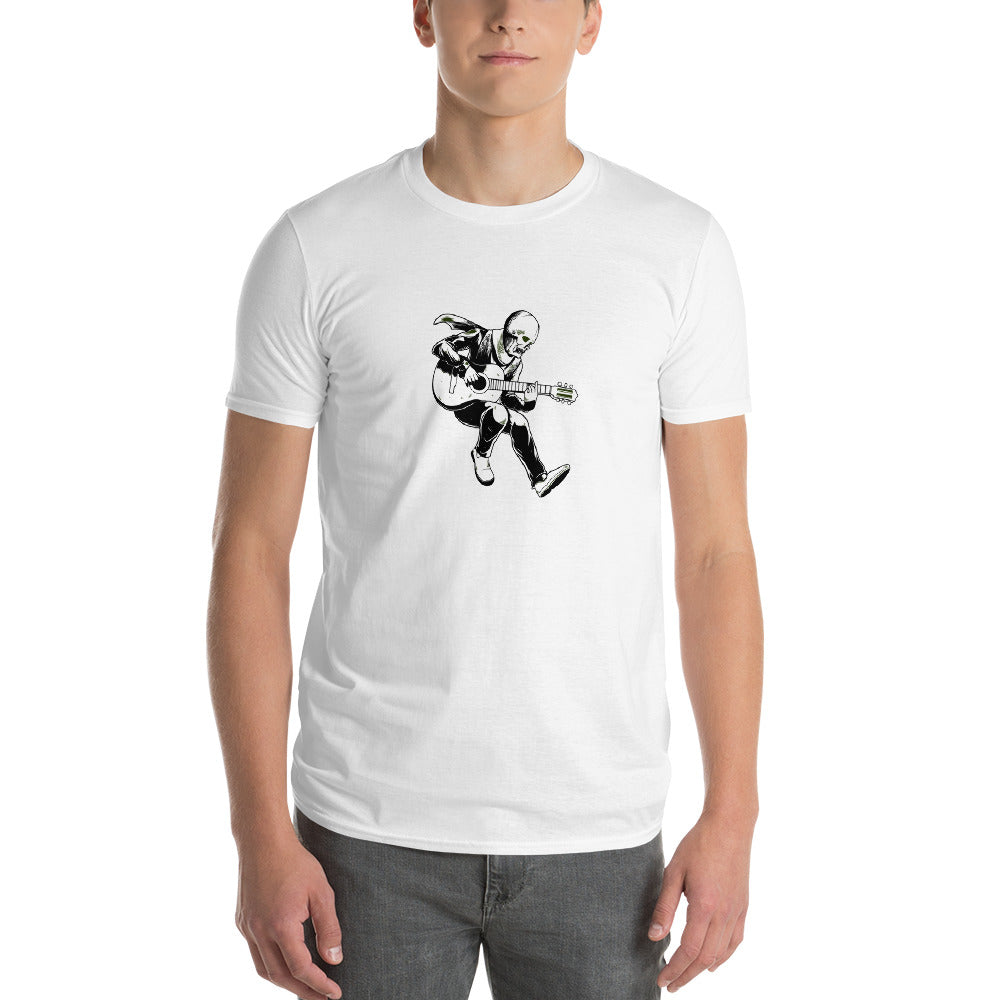 Fancy Skeleton Guitar Player T-Shirt