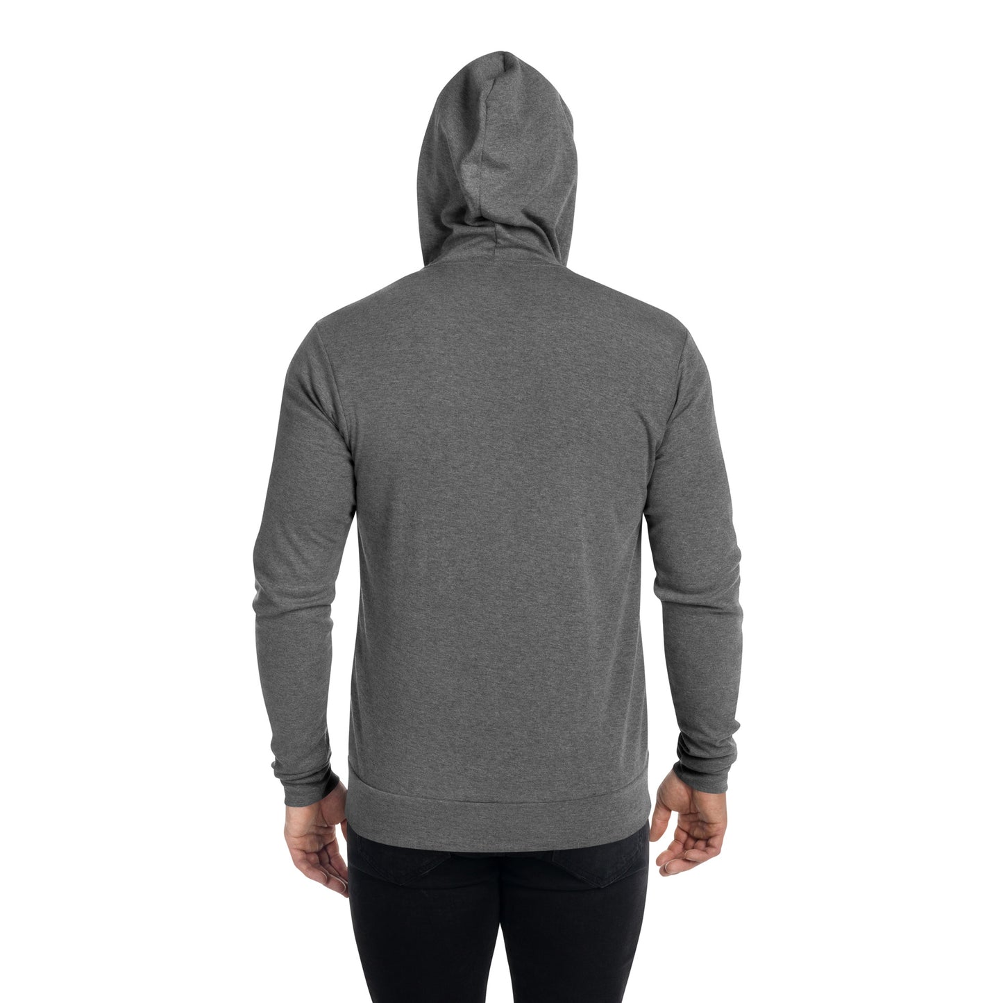 Basic lightweight zip hoodie