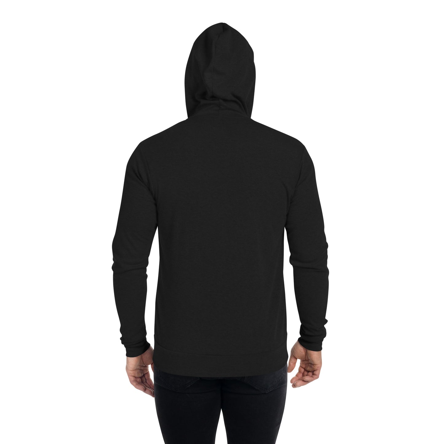 Basic lightweight zip hoodie