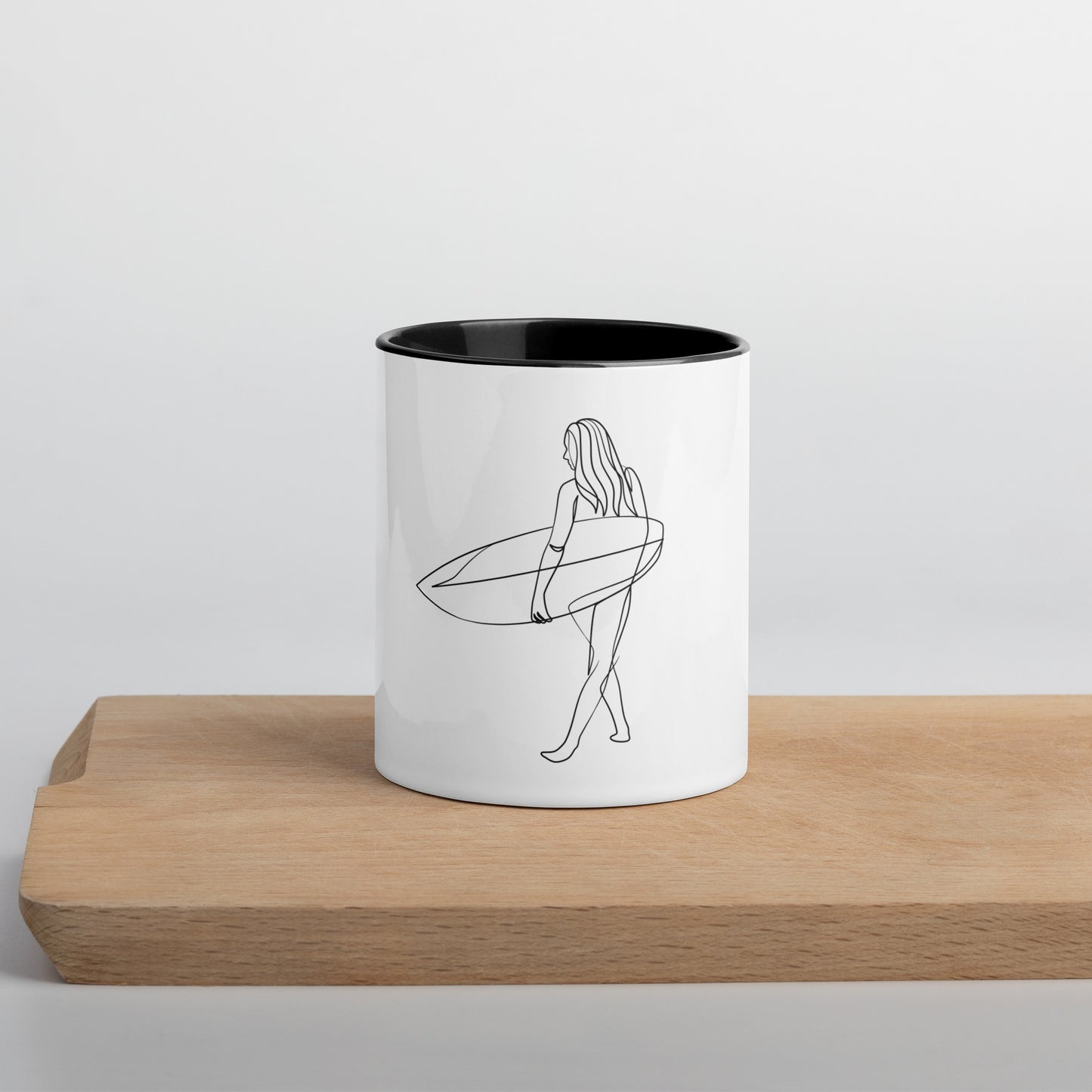 Surfer girl mug