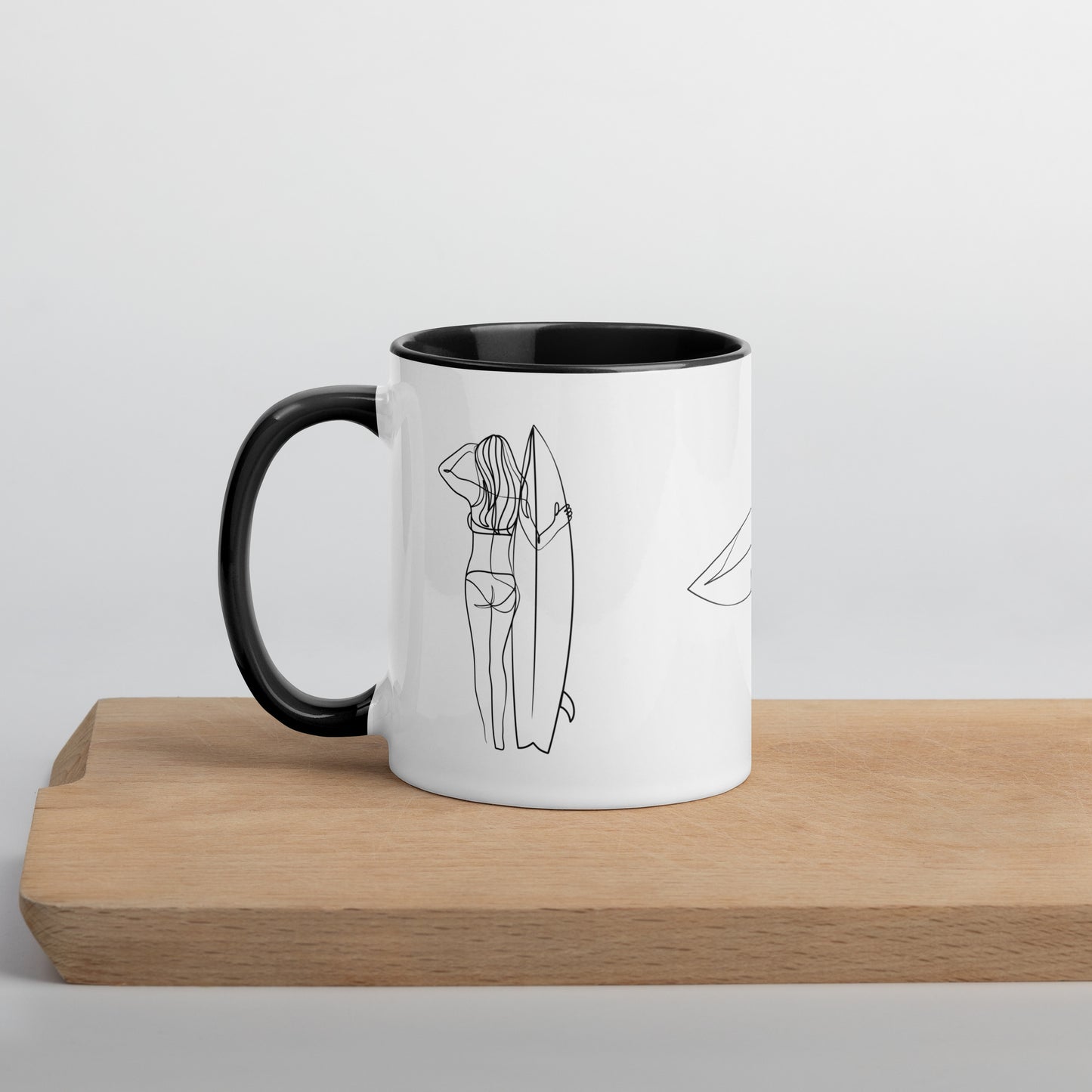 Surfer girl mug