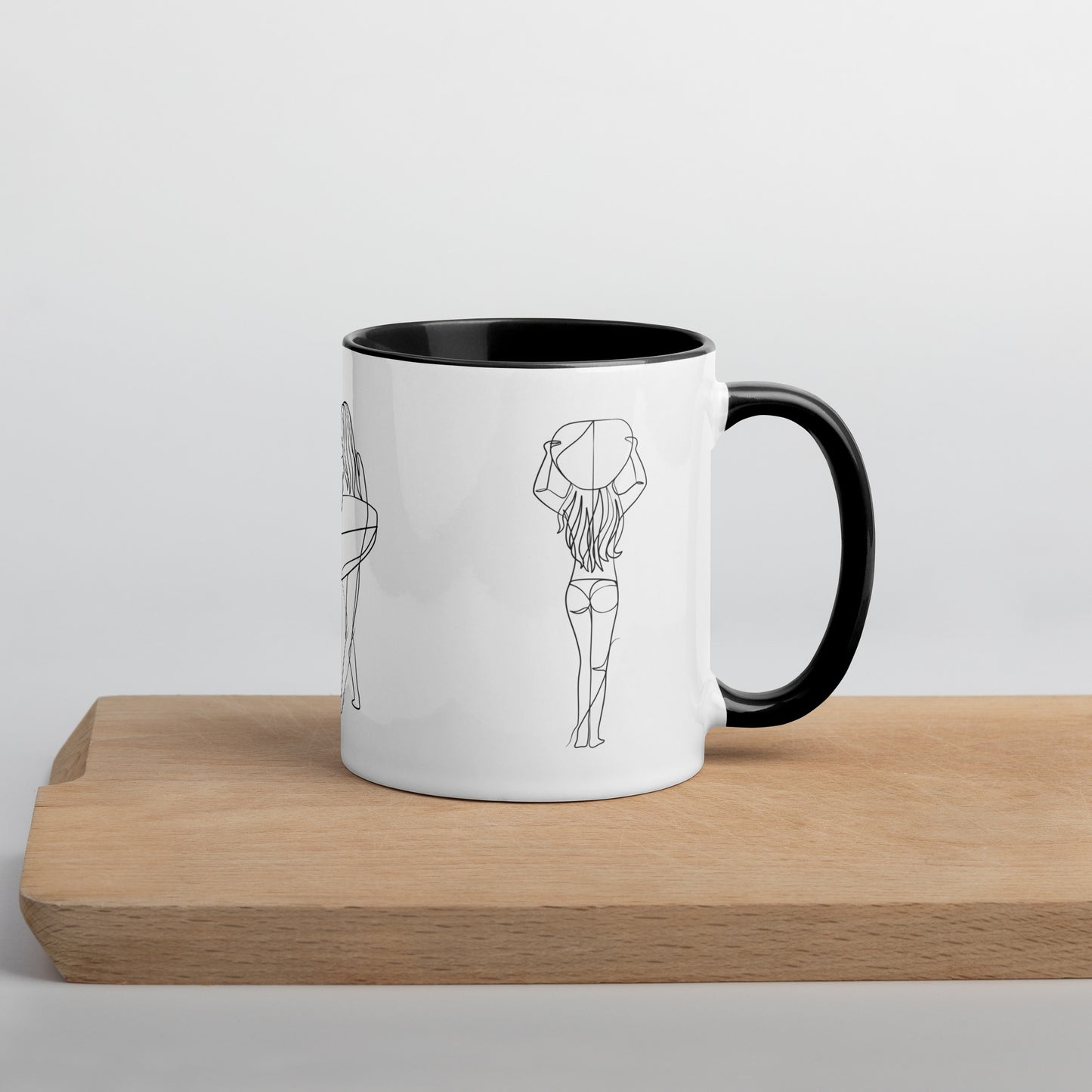 Surfer girl mug