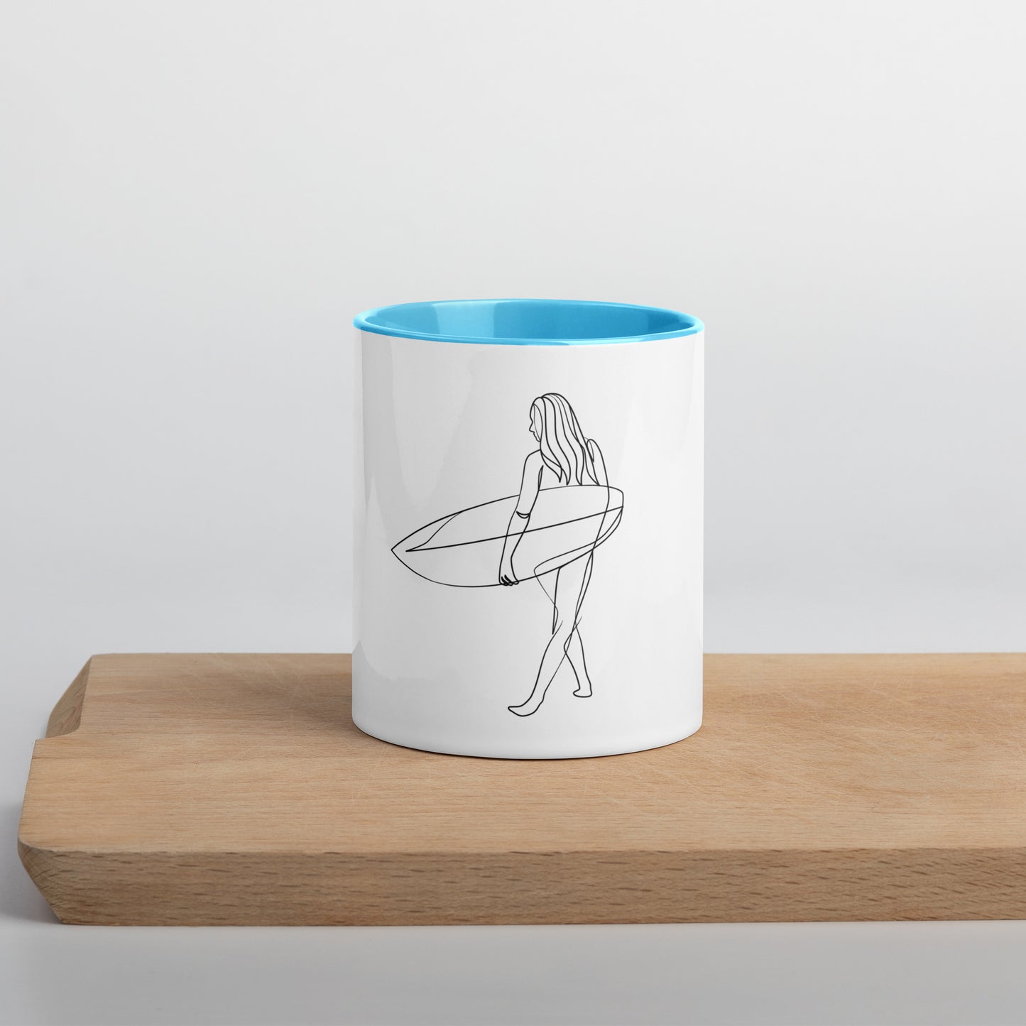 Surfer girl mug