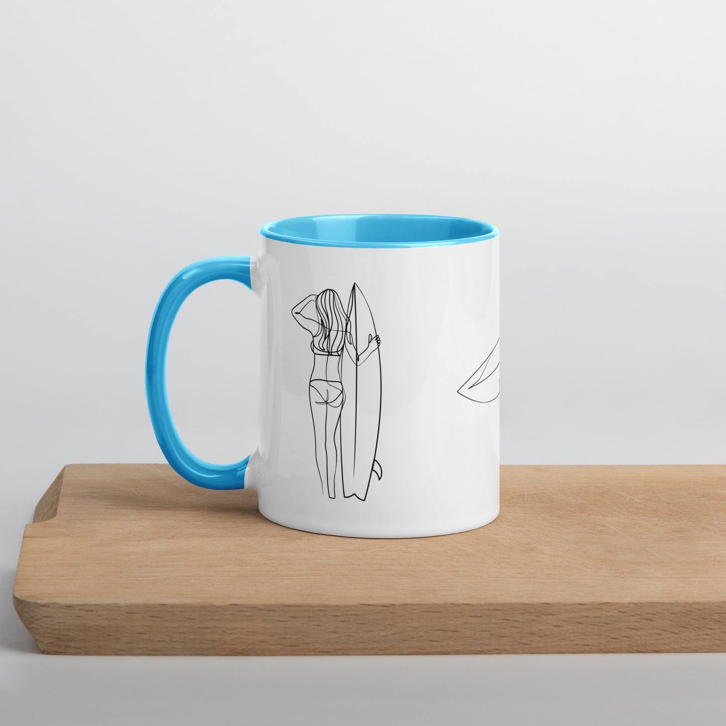 Surfer girl mug