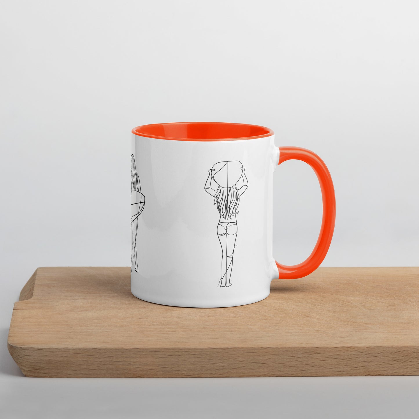 Surfer girl mug