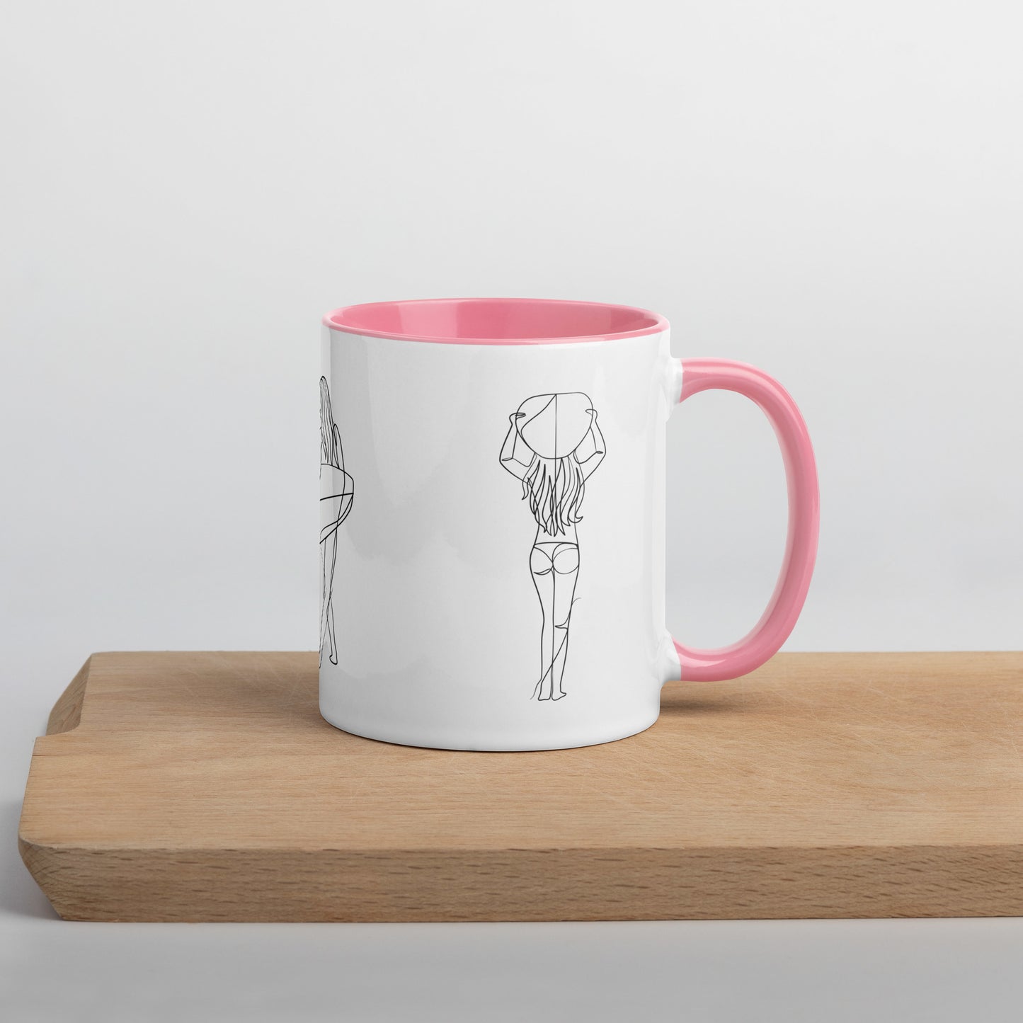 Surfer girl mug