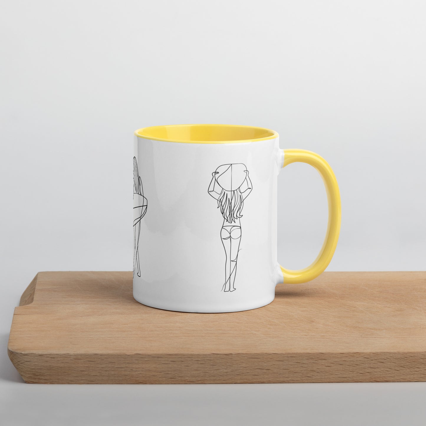 Surfer girl mug